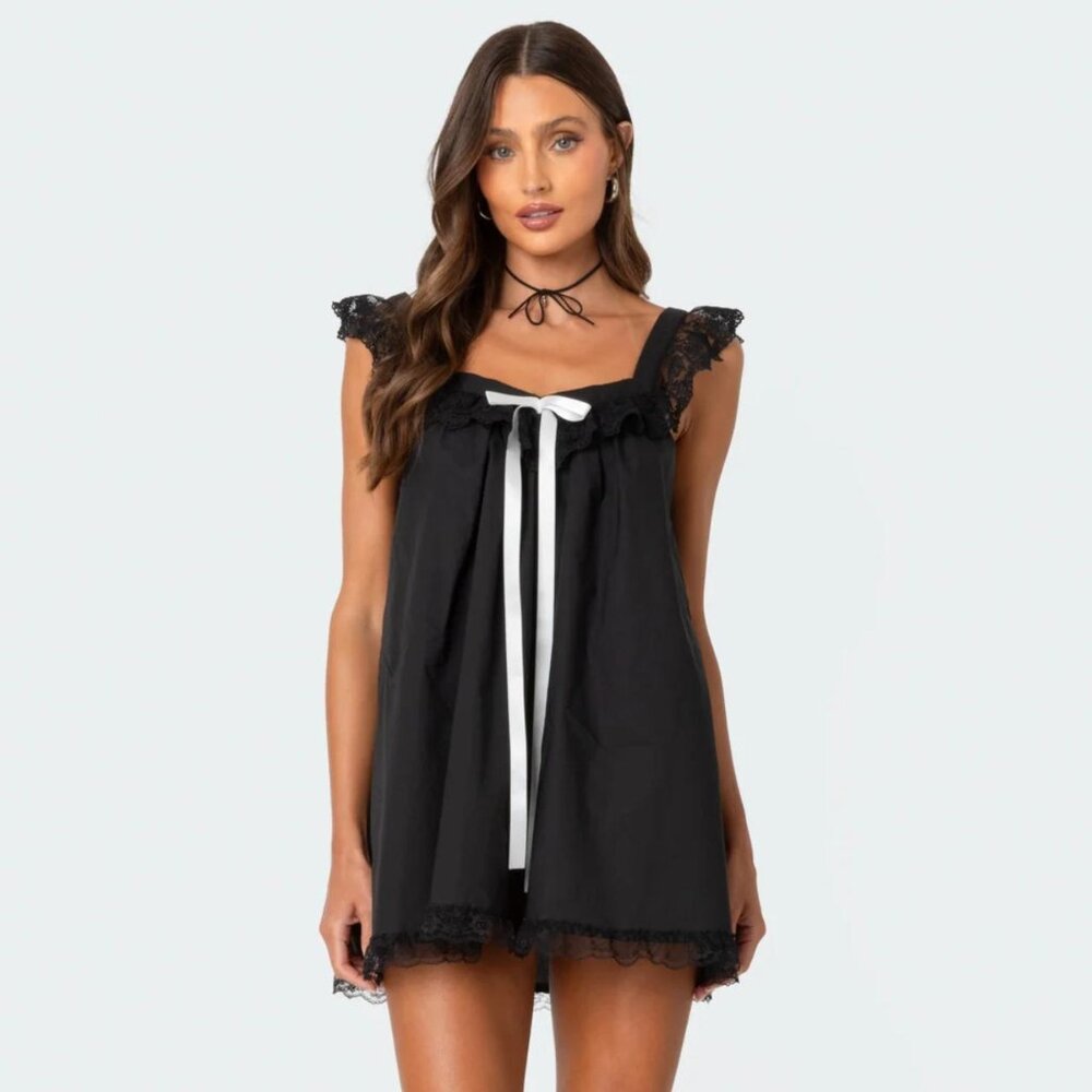 ***SOLD*** Edikted Rayne Babydoll Dress - Picture 1 of 2